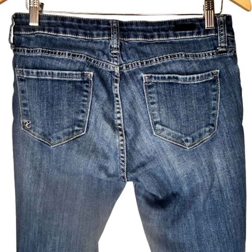 Kut From the Kloth Blue Jeans 6 Catherine Boyfriend Distressed Holes - Picture 6 of 13